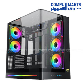 Xigmatek Pano II LCD – Mid Tower Gaming Case – E-ATX – Vertical GPU – Egypt