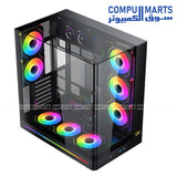 Xigmatek Pano II LCD – Mid Tower Gaming Case – E-ATX – Vertical GPU – Egypt
