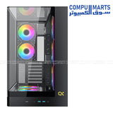 Xigmatek Pano II LCD – Mid Tower Gaming Case – E-ATX – Vertical GPU – Egypt