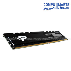 Patriot 24GB DDR5 5600MHz UDIMM CL46 RAM with Aluminum Heatshield – Available in Egypt