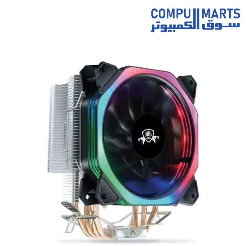 Phantom HF400 RGB CPU COOLER HEATSINK WITH 6 HEAT PIPE Compumarts