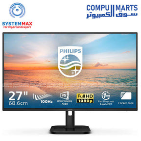 27E1N1100D-MONITOR-Philips-27INCH-IPS-100Hz-BLACK