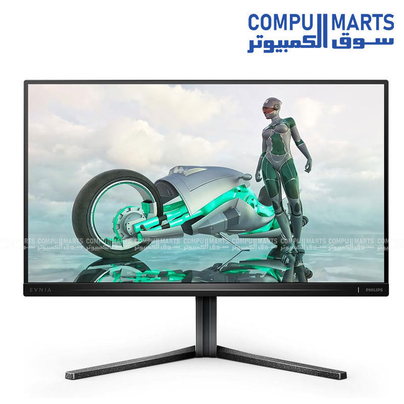 Philips Evnia 25M2N3200 24.5" IPS FHD 180Hz Gaming Monitor, 1ms, Adaptive Sync, HDR, Anti-Glare, Black