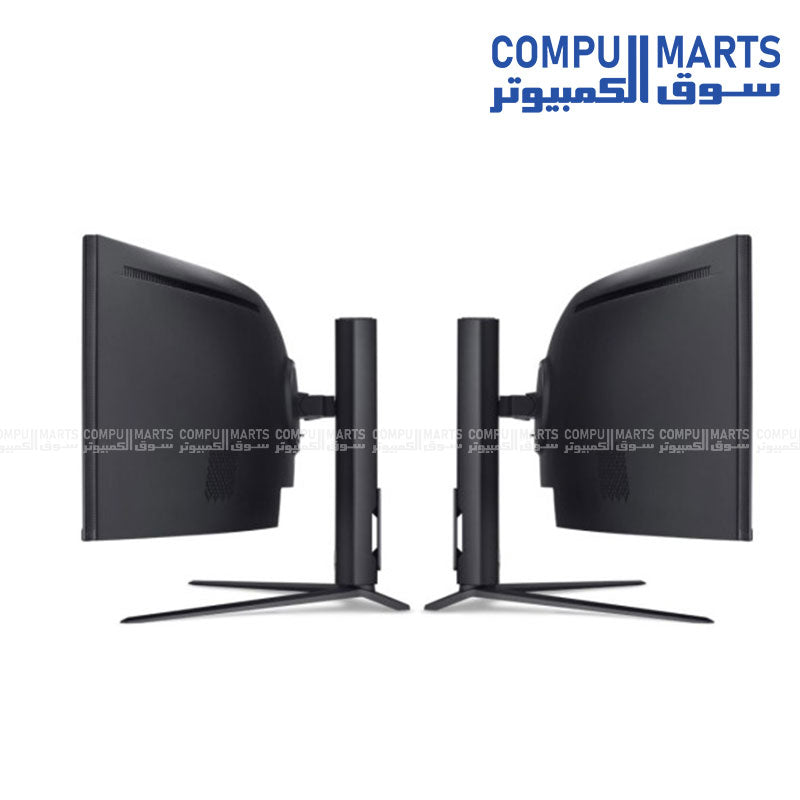 Acer Predator Z57A White gaming monitor rear connection interface ports