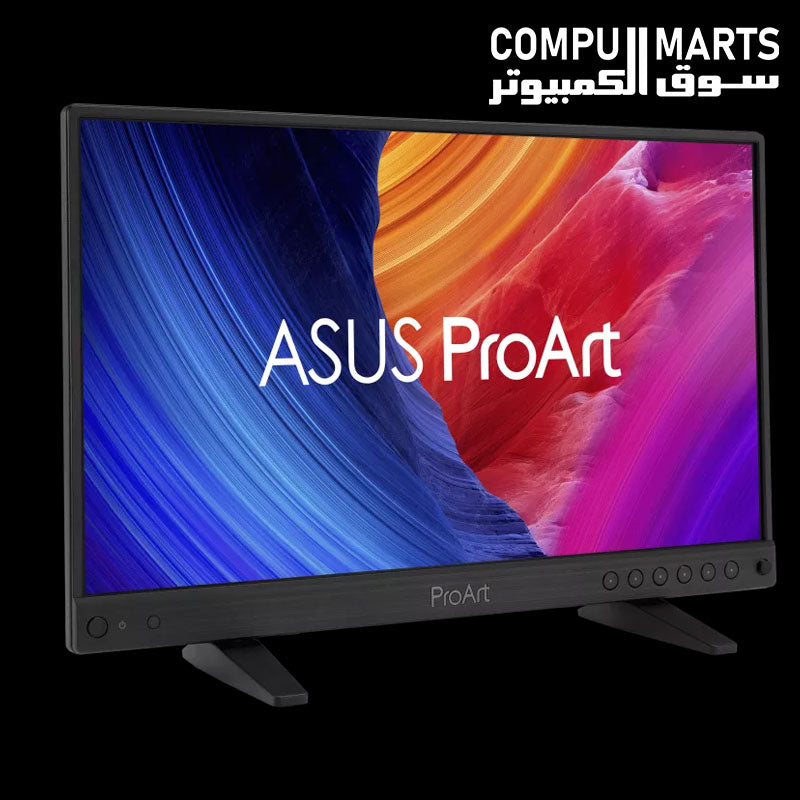ASUS -ProArt -PA16USV -15.6″- 4K-portable -monitor- on stand