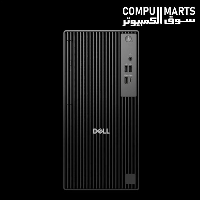 Dell Pro Tower QCT1250 desktop PC in black