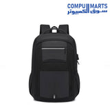 Rahala RAL-619 15.6 Inch Laptop Backpack Black