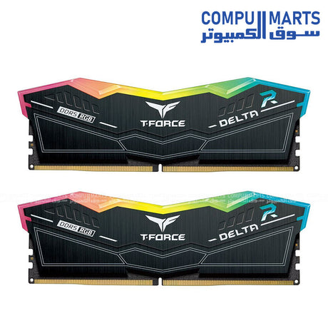 TEAMGROUP T-Force Delta RGB 32GB DDR5 6400MHz CL32 Black RAM