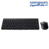 RAPOO 8000M wireless keyboard and mouse with Bluetooth 3.0 4.0 and 5.0