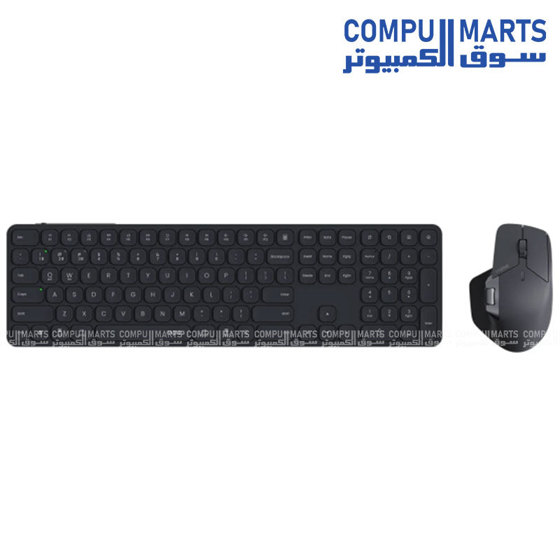 RAPOO 9560M Multi-Mode Wireless Keyboard and Mouse Combo with 110 Keys