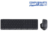 RAPOO 9560M Multi-Mode Wireless Keyboard and Mouse Combo with 110 Keys