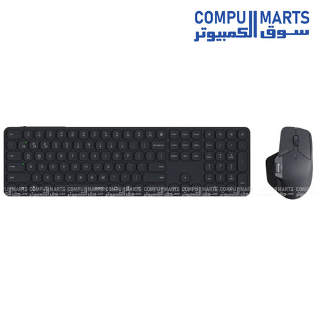 RAPOO 9560M Multi-Mode Wireless Keyboard and Mouse Combo with 110 Keys