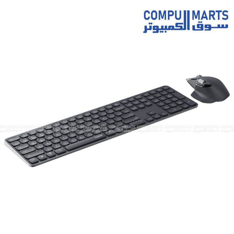 Rapoo 9560M 5.3mm ultra-slim keyboard with aluminum alloy base