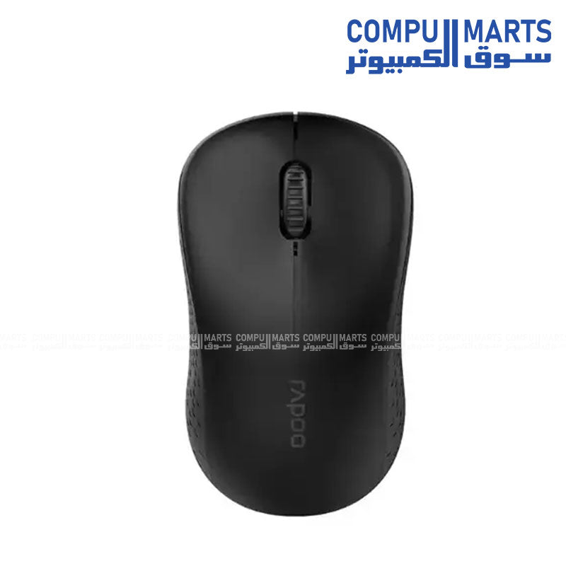 Rapoo M160 Black wireless mouse with 1300 DPI optical sensor