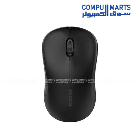 Rapoo M160 Black wireless mouse with 1300 DPI optical sensor