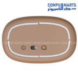 RAPOO M650 Brown silent mouse with 4 buttons