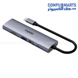 Rapoo XD61 docking station with 5Gbps data transfer and dual USB 3.0 ports