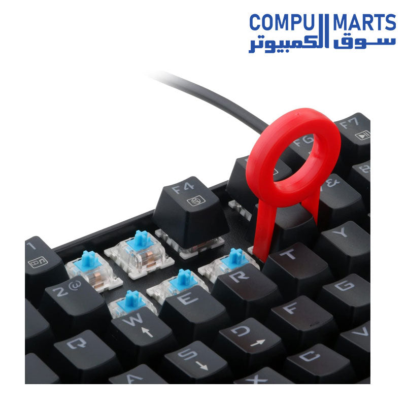 A101- Keyboard-Redragon-Mechanical-Keycaps