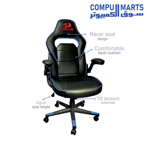 C501-Gaming-Chair-Redragon-Blue