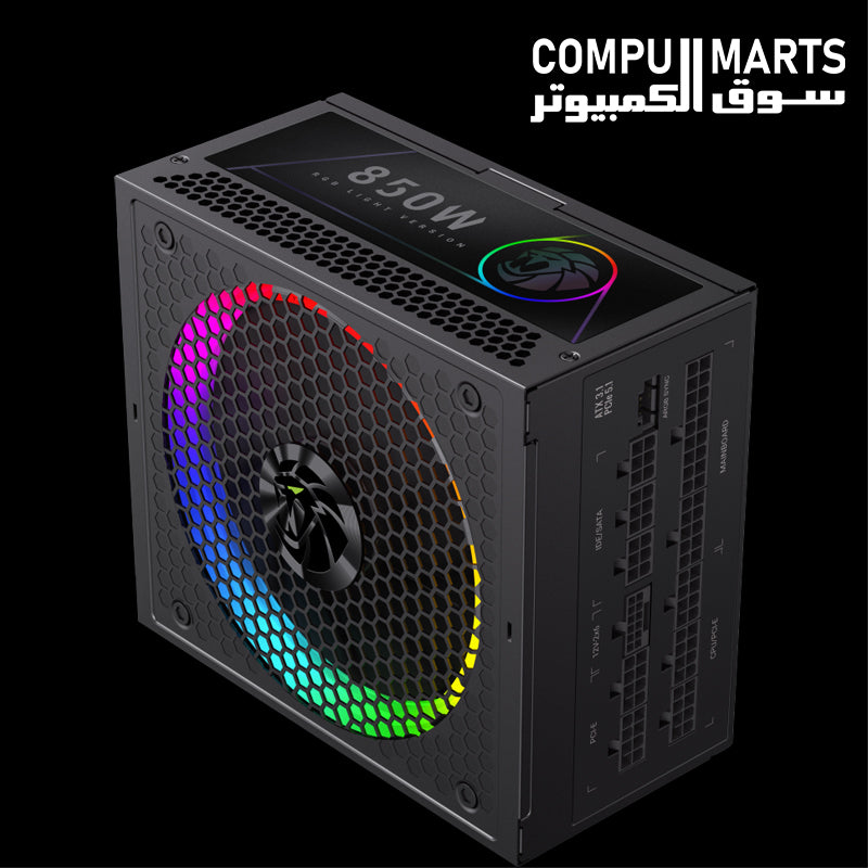 GameMax RGB PRO 850G with PCIe 5.1 graphics card power support
