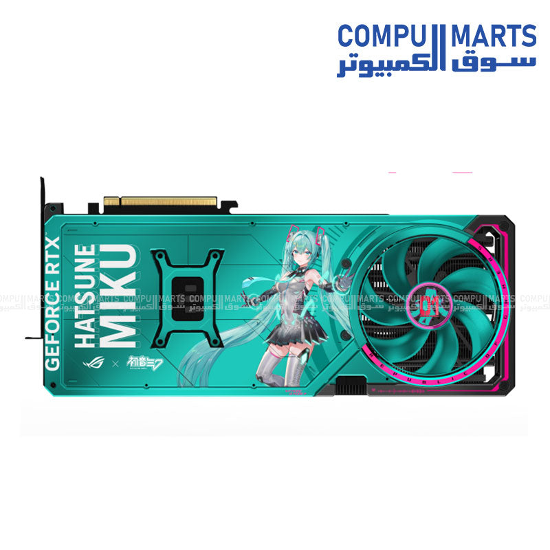 ROG Astral GeForce RTX 5080 Hatsune Miku Edition graphics card
