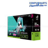 ROG Astral GeForce RTX 5080 Hatsune Miku Edition graphics card