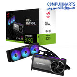 ROG Astral LC GeForce RTX 5090 32GB GDDR7 OC Edition graphics card – liquid cooling with radiator – ARGB AURA Sync – HDMI 2.1b & DisplayPort 2.1b – high-performance gaming GPU in Egypt