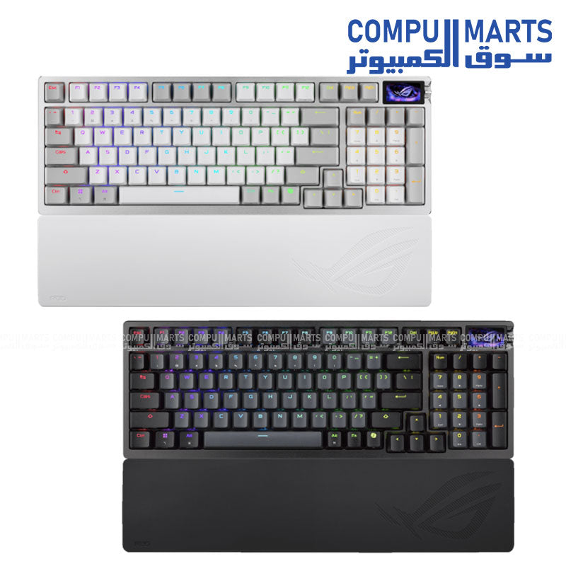 Azoth 96 HE – Wireless Keyboard – ASUS – ROG magnetic switch RGB keyboard with 8000Hz polling rate