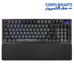 Azoth 96 HE – Wireless Keyboard – ASUS – ROG magnetic switch RGB keyboard with 8000Hz polling rate