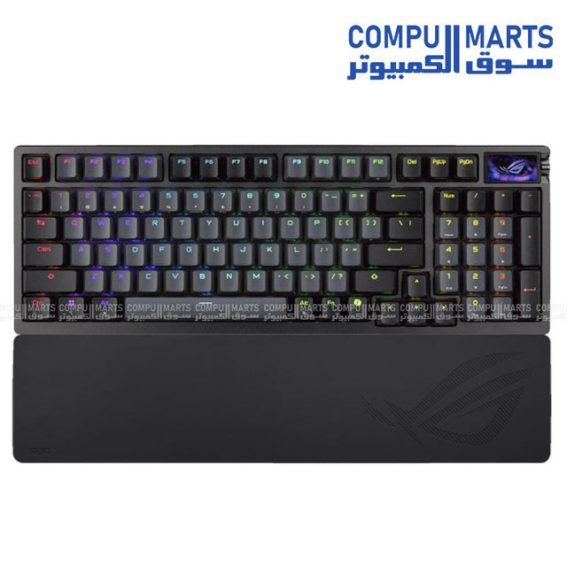 Azoth 96 HE – Wireless Keyboard – ASUS – ROG magnetic switch RGB keyboard with 8000Hz polling rate