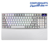 Azoth 96 HE – Wireless Keyboard – ASUS – ROG magnetic switch RGB keyboard with 8000Hz polling rate