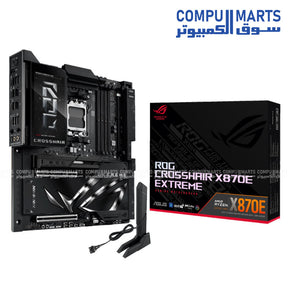 ROG CROSSHAIR X870E EXTREME – E-ATX AMD AM5 Motherboard – PCIe 5.0 – DDR5 – Wi-Fi 7 – USB4 – Overclocking