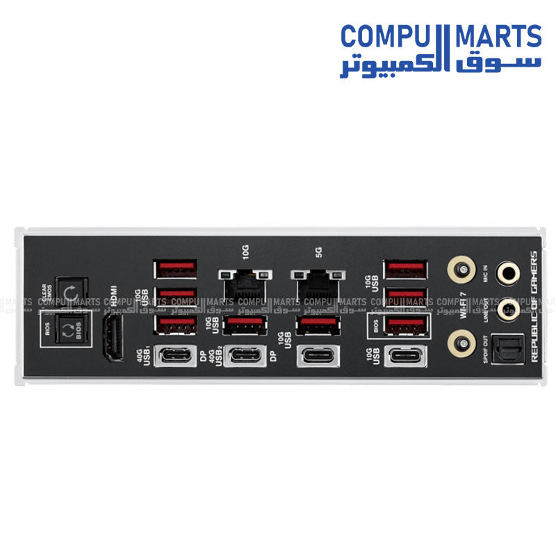 ROG CROSSHAIR X870E EXTREME – E-ATX AMD AM5 Motherboard – PCIe 5.0 – DDR5 – Wi-Fi 7 – USB4 – Overclocking