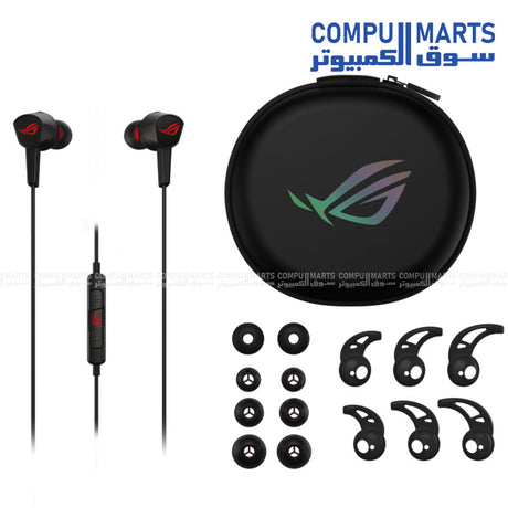 Cetra II Core – Gaming Earphones – ASUS – ROG 3.5mm wired in-ear headset with hi-res audio and virtual 7.1