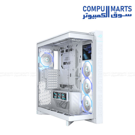 ASUS ROG Cronox ARGB White Edition with Four 120mm ARGB Fans