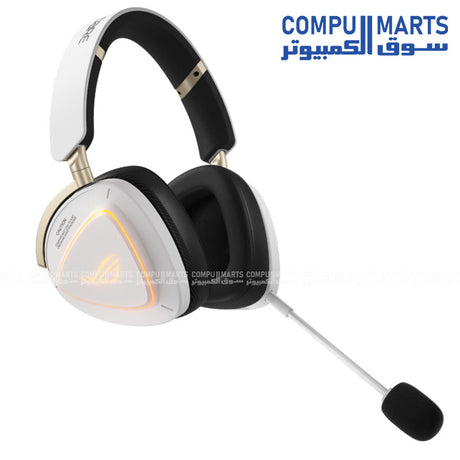 Delta II-KJP – Wireless Headset – ASUS – ROG 2.4GHz Bluetooth 3.5mm headset with 50mm titanium drivers