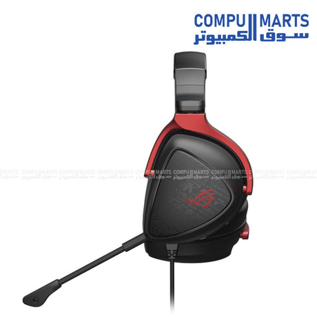 Delta S Core – Gaming Headset – ASUS – ROG 3.5mm wired headset with 50mm drivers and detachable microphone