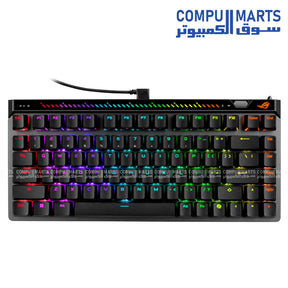 ASUS ROG Falchion ACE 75 HE compact gaming keyboard with magnetic switches