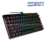 ASUS ROG Falchion ACE 75 HE compact gaming keyboard with magnetic switches