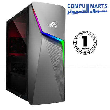 ASUS ROG STRIX G10CE-SB564 gaming desktop with Intel Core i5-11400F processor GTX 1660 Ti graphics 16GB DDR4 memory and 512GB NVMe SSD
