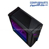 ASUS ROG Strix G16CHR G16CHR-51440F031W Intel Core i5-14400F Desktop PC with NVIDIA GeForce RTX 4060 8GB GDDR6 8GB DDR5 512GB PCIe 4.0 SSD Windows 11 Home Wi-Fi 6E Wired Keyboard and Mouse