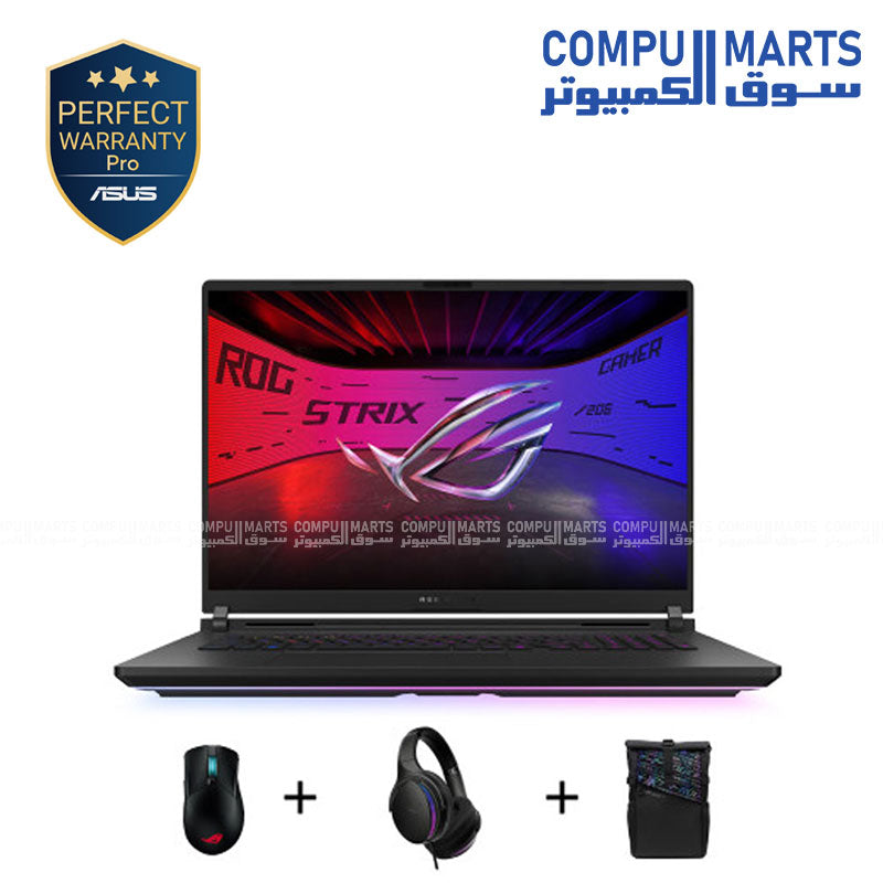ASUS ROG Strix SCAR 18 (2025) G835LX-AI464W INTEL Core Ultra 9 275HX GAMING LAPTOP 64GB RAM 2TB + 2TB NVMe SSD NVIDIA GeForce RTX 5090 18" WIN 11
