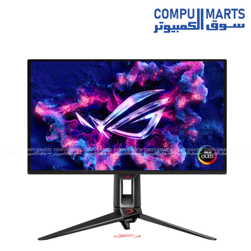 ASUS ROG Swift OLED PG32UCDMZ gaming monitor with 32-inch 4K QD-OLED display, 240Hz refresh rate, 0.03ms response time, and G-SYNC compatibility available in Egypt