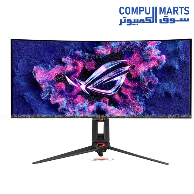 ROG Swift OLED PG34WCDN monitor 34 inch 3440x1440 360Hz QD-OLED ultrawide HDR10 display with 0.03ms response time available in Egypt