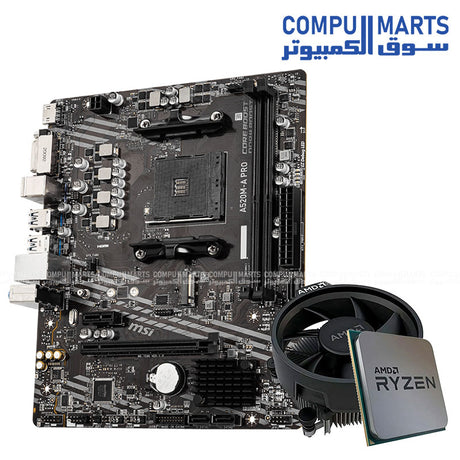 RYZEN 5 3400G MPK  & MB MSI A520M-A PRO