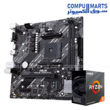 RYZEN 5 4500 BOX + ASUS PRIME A520M-K AMD AM4