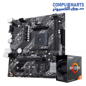 RYZEN 5 4500 BOX + ASUS PRIME A520M-K AMD AM4