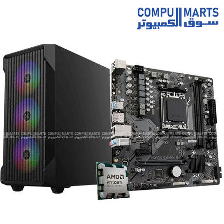 Ryzen 5 8500G desktop bundle with GIGABYTE A620M H motherboard and 16GB RAM