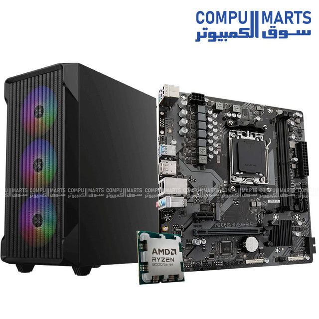 Ryzen 5 8500G desktop bundle with GIGABYTE A620M H motherboard and 16GB RAM