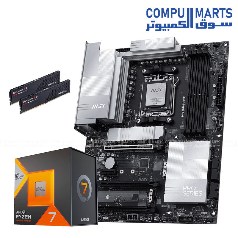 AMD-Ryzen-7-7800X3D-MSI-PRO-X870E-P-WIFI-GSKILL-64GB-DDR5-Bundle